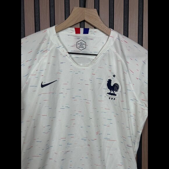 Nike Jersey Medium Womens White France National Soccer Team 2018 Football - Picture 6 of 10